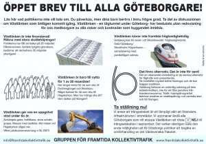 Öppet brev till alla göteborgare om trängselskatten